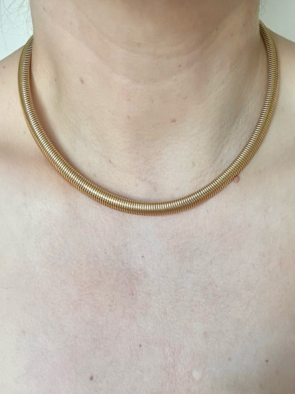 Monet - Vintage collar necklace | gold | chic